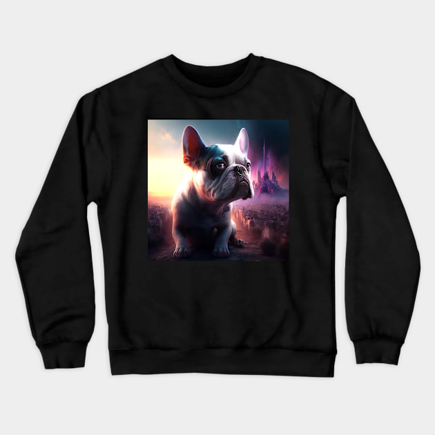 French Bulldog Crewneck Sweatshirt by knolios